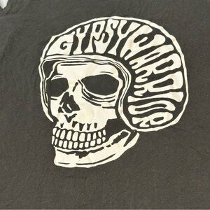 Gypsy Warrior Skull Cold Shoulder Tee S